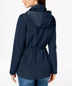Charter Club Women's Water-Resistant Hooded Anorak Jacket, Created For Macy's -CeCe cloth-shop 10014078 fpx