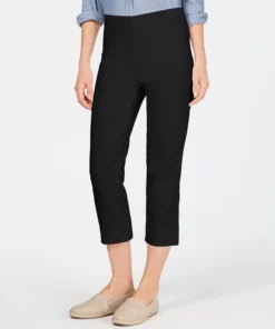 Charter Club Women's Chelsea Pull-On Tummy-Control Capris, Created For Macy's