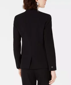 Bar III Women's Collarless Open-Front Blazer, Created For Macy's -CeCe cloth-shop 11627114 fpx