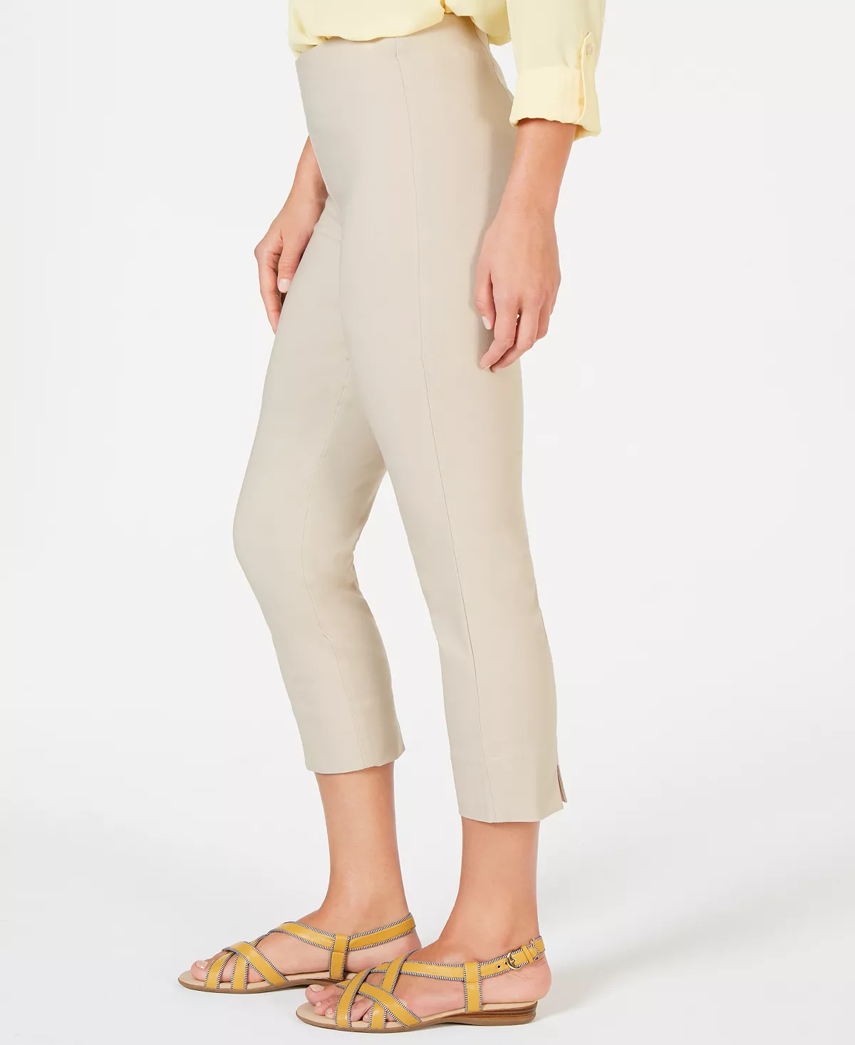 Charter Club Women's Chelsea Pull-On Tummy-Control Capris, Created For Macy's 6 Charter Club Women's Chelsea Pull-On Tummy-Control Capris, Created For Macy's - Image 6