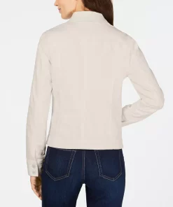 Charter Club Women's Denim Jacket, Created For Macy's -CeCe cloth-shop 12077294 fpx