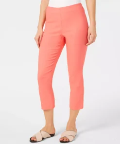 Charter Club Women's Chelsea Pull-On Tummy-Control Capris, Created For Macy's 16 Charter Club Women's Chelsea Pull-On Tummy-Control Capris, Created For Macy's -CeCe cloth-shop 12401760 fpx
