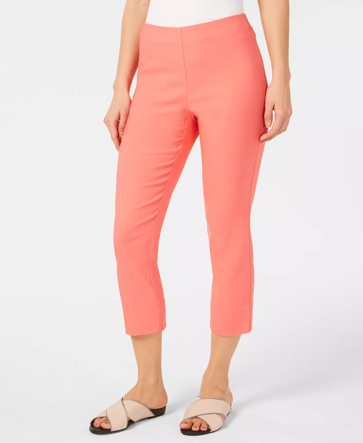 Charter Club Women's Chelsea Pull-On Tummy-Control Capris, Created For Macy's 7 Charter Club Women's Chelsea Pull-On Tummy-Control Capris, Created For Macy's - Image 7