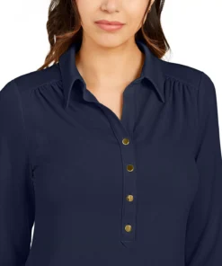 Charter Club Women's Knit Polo Shirt, Created For Macy's 6 Charter Club Women's Knit Polo Shirt, Created For Macy's -CeCe cloth-shop 14503059 fpx