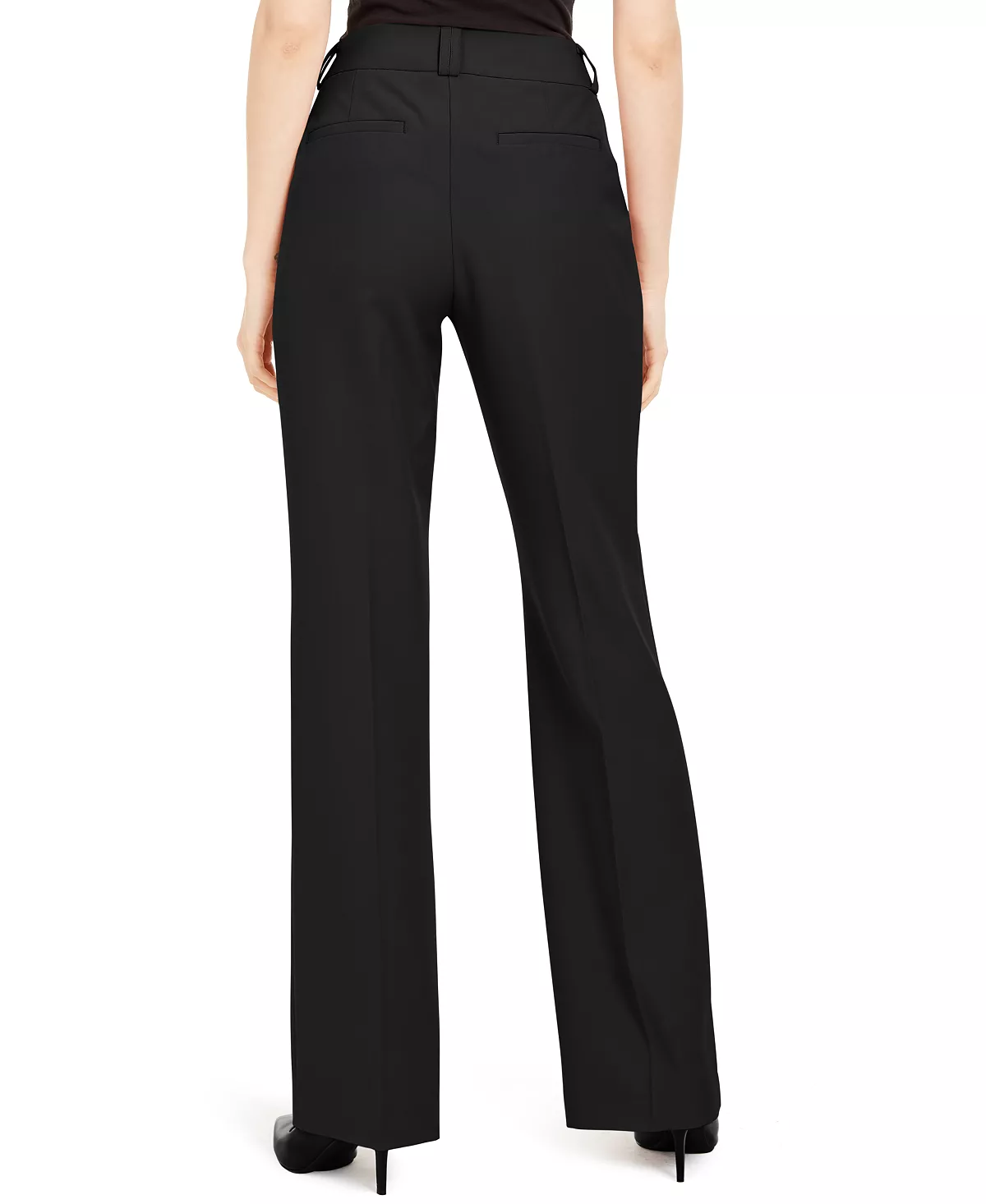 Alfani Women's Essential Curvy Bootcut Pants, Regular, Long & Short Lengths, Created For Macy's 4 Alfani Women's Essential Curvy Bootcut Pants, Regular, Long & Short Lengths, Created For Macy's - Image 4