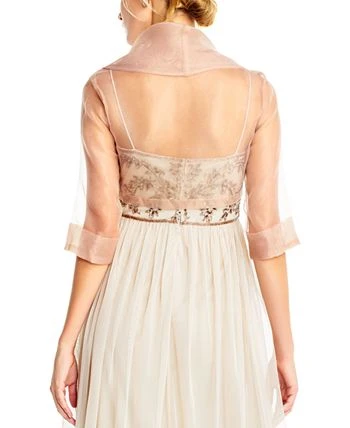 Adrianna Papell Organza Wrap Jacket 2 Adrianna Papell Organza Wrap Jacket - Image 2