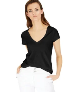 INC International Concepts Women's V-Neck T-Shirt, Created For Macy's