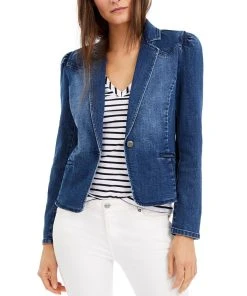 INC International Concepts Women's Puff-Sleeve Blazer, Created For Macy's