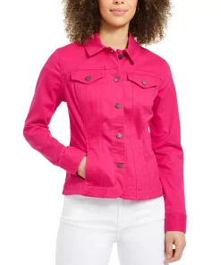 Charter Club Women's Denim Jacket, Created For Macy's -CeCe cloth-shop 16834616 fpx