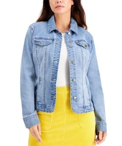 Charter Club Women's Denim Jacket, Created For Macy's