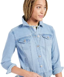 Style & Co Assic Denim Jacket, Created For Macy's 11 Style & Co Assic Denim Jacket, Created For Macy's -CeCe cloth-shop 18551837 fpx