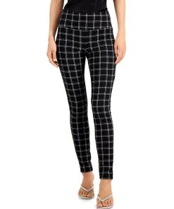 INC International Concepts Plaid Leggings, Created For Macy's