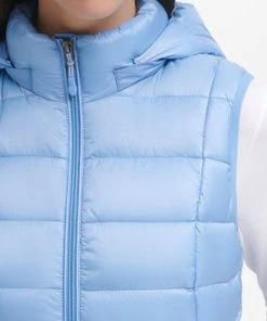 Charter Club Women's Packable Hooded Down Puffer Vest, Created For Macy's -CeCe cloth-shop 19265276 fpx