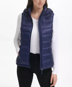 Charter Club Women's Packable Hooded Down Puffer Vest, Created For Macy's -CeCe cloth-shop 19265480 fpx