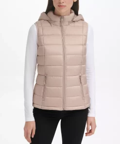 Charter Club Women's Packable Hooded Down Puffer Vest, Created For Macy's -CeCe cloth-shop 19265592 fpx