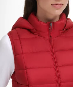 Charter Club Women's Packable Hooded Down Puffer Vest, Created For Macy's -CeCe cloth-shop 19265640 fpx