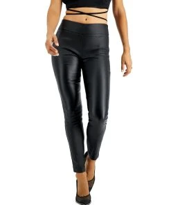 Bar III Pull-On Coated Legging, Created For Macy's
