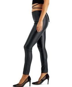 Bar III Pull-On Coated Legging, Created For Macy's 7 Bar III Pull-On Coated Legging, Created For Macy's -CeCe cloth-shop 19266701 fpx