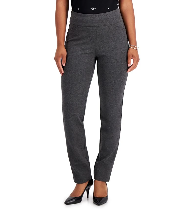 Charter Club Tummy-Control Pants, Created For Macy's 1 Charter Club Tummy-Control Pants, Created For Macy's