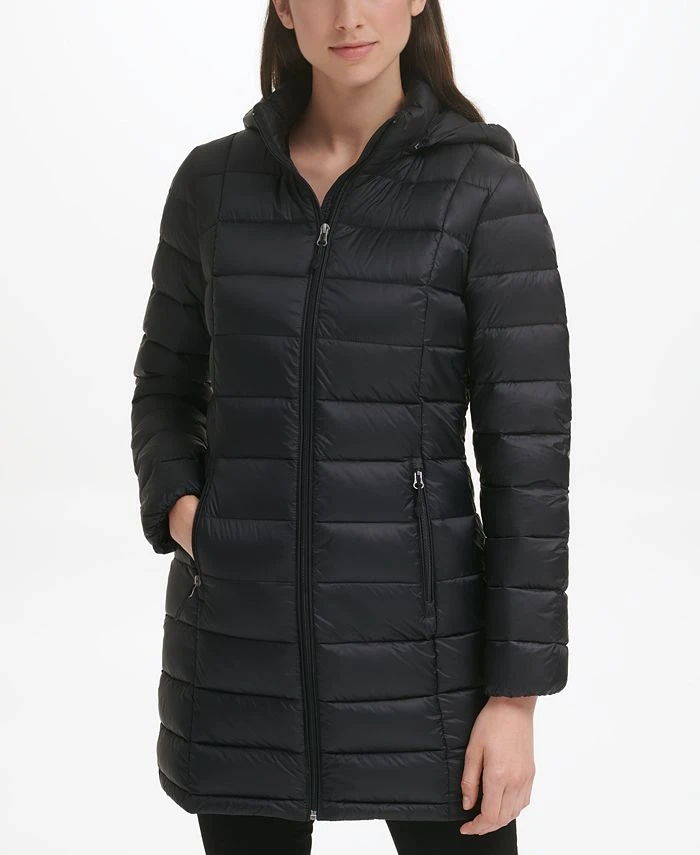 Charter Club Women's Packable Hooded Down Puffer Coat, Created For Macy's 4 Charter Club Women's Packable Hooded Down Puffer Coat, Created For Macy's - Image 4