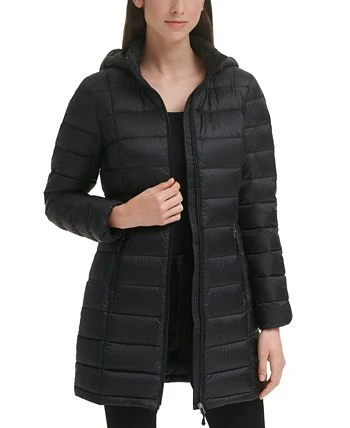 Charter Club Women's Packable Hooded Down Puffer Coat, Created For Macy's 5 Charter Club Women's Packable Hooded Down Puffer Coat, Created For Macy's - Image 5