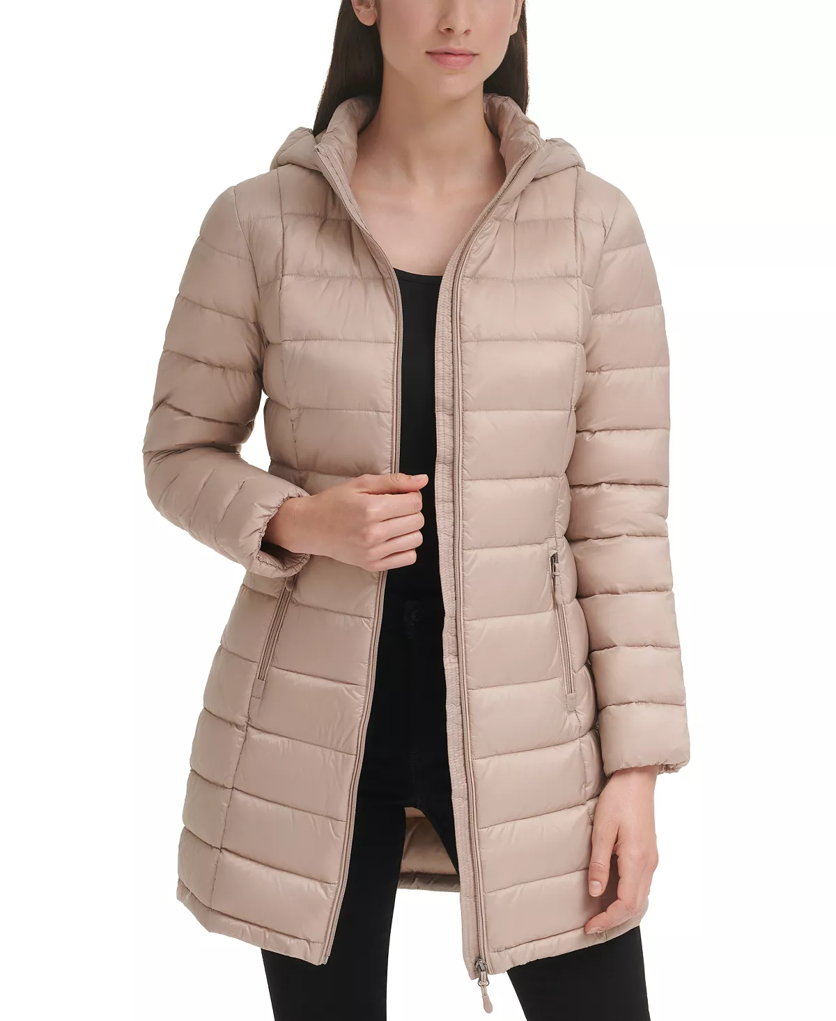 Charter Club Women's Packable Hooded Down Puffer Coat, Created For Macy's 9 Charter Club Women's Packable Hooded Down Puffer Coat, Created For Macy's - Image 9