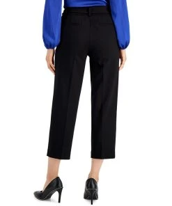 Bar III Women's Tie Front Capris Pants, Created For Macy's -CeCe cloth-shop 19380183 fpx 1
