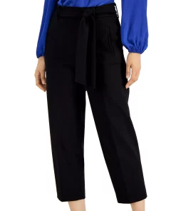 Bar III Women's Tie Front Capris Pants, Created For Macy's -CeCe cloth-shop 19380185 fpx