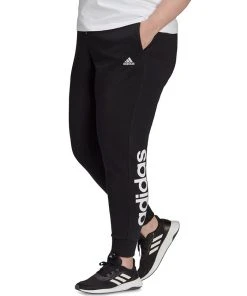 ADIDAS Plus Size Tapered Logo Jogger Pants