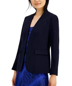 Bar III Women's Collarless Open-Front Blazer, Created For Macy's -CeCe cloth-shop 19460962 fpx