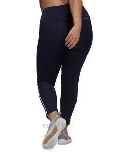 ADIDAS Plus-Size Designed 2 Move High-Rise 3-Stripes 7/8 Sport Tights 10 ADIDAS Plus-Size Designed 2 Move High-Rise 3-Stripes 7/8 Sport Tights -CeCe cloth-shop 19702186 fpx