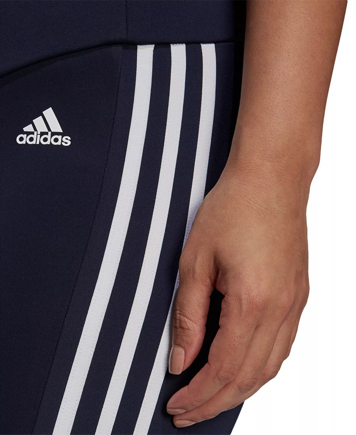 ADIDAS Plus-Size Designed 2 Move High-Rise 3-Stripes 7/8 Sport Tights 5 ADIDAS Plus-Size Designed 2 Move High-Rise 3-Stripes 7/8 Sport Tights - Image 5