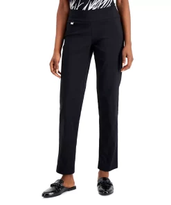 Alfani Women's Tummy-Control Pull-On Straight Leg Pants, Created For Macy's -CeCe cloth-shop 19966557 fpx