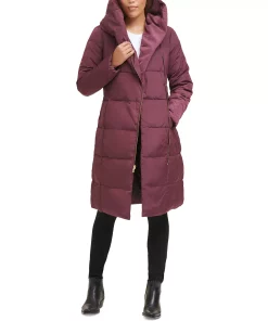 Cole Haan Signature Asymmetrical Pillow-Collar Down Puffer Coat -CeCe cloth-shop 20134281 fpx