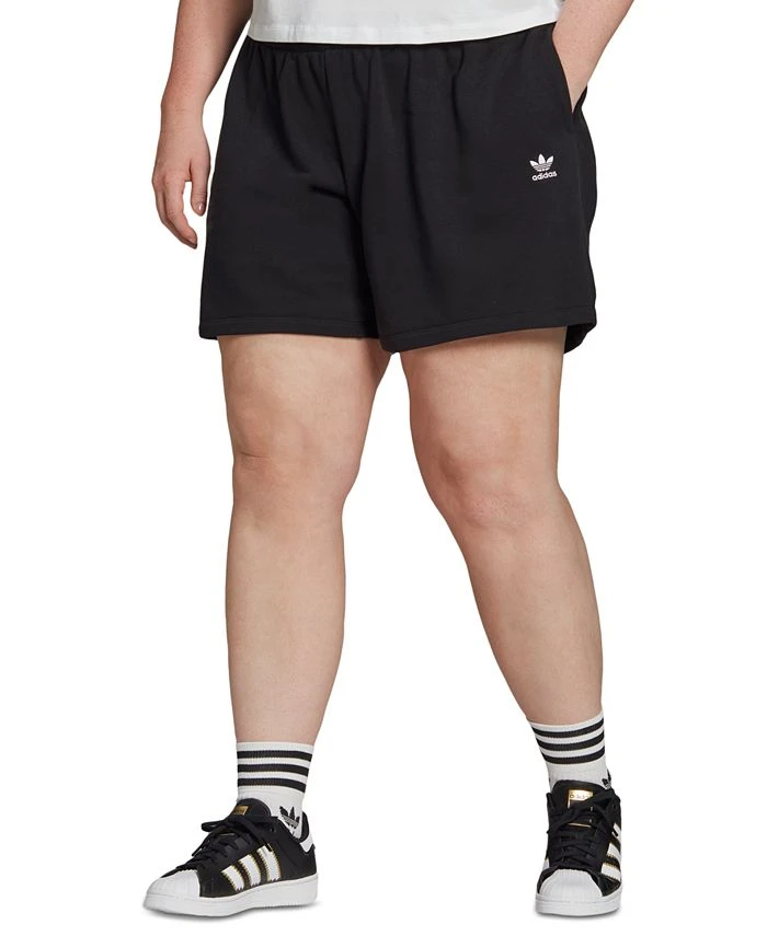 ADIDAS Plus Size Logo Shorts 1 ADIDAS Plus Size Logo Shorts