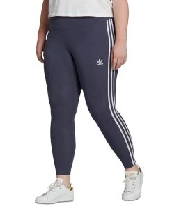ADIDAS Plus Size Side-Striped Leggings