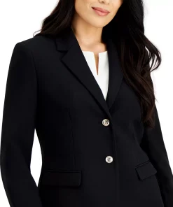 Kasper Two-Button Blazer, Regular And Petite Sizes -CeCe cloth-shop 20596599 fpx