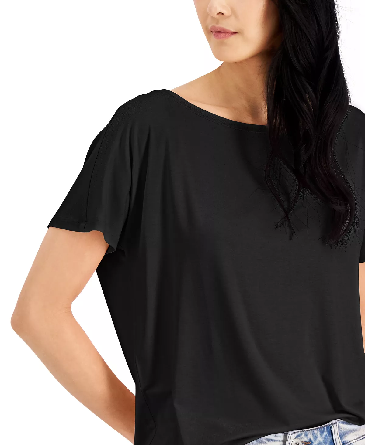 INC International Concepts Women's Dolman-Sleeve Top, Created For Macy's 3 INC International Concepts Women's Dolman-Sleeve Top, Created For Macy's - Image 3