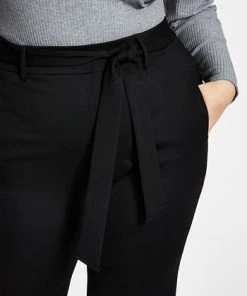 Bar III Plus Size Cropped Tie-Front Pants, Created For Macy's -CeCe cloth-shop 20722201 fpx
