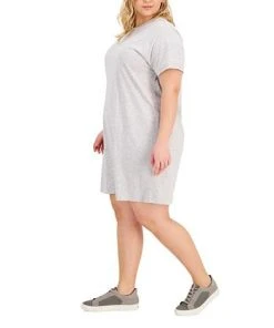 ID Ideology Plus Size T-Shirt Dress, Created For Macy's -CeCe cloth-shop 20736311 fpx