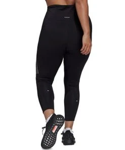 ADIDAS Plus Size Own The Run 7/8 Tights 11 ADIDAS Plus Size Own The Run 7/8 Tights -CeCe cloth-shop 20820606 fpx