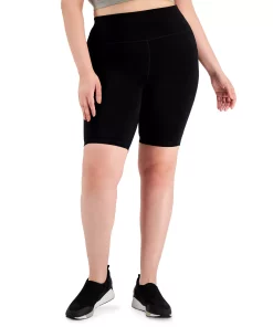 ID Ideology Plus Size Bike Shorts, Created For Macy's