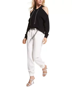 Michael Kors Denim Joggers -CeCe cloth-shop 21081191 fpx