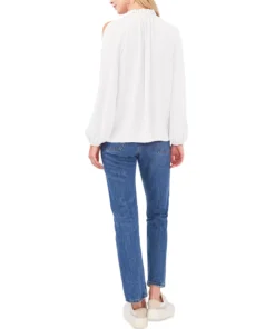 Vince Camuto Women's Long-Sleeve Cold-Shoulder Top 8 Vince Camuto Women's Long-Sleeve Cold-Shoulder Top -CeCe cloth-shop 21096478 fpx