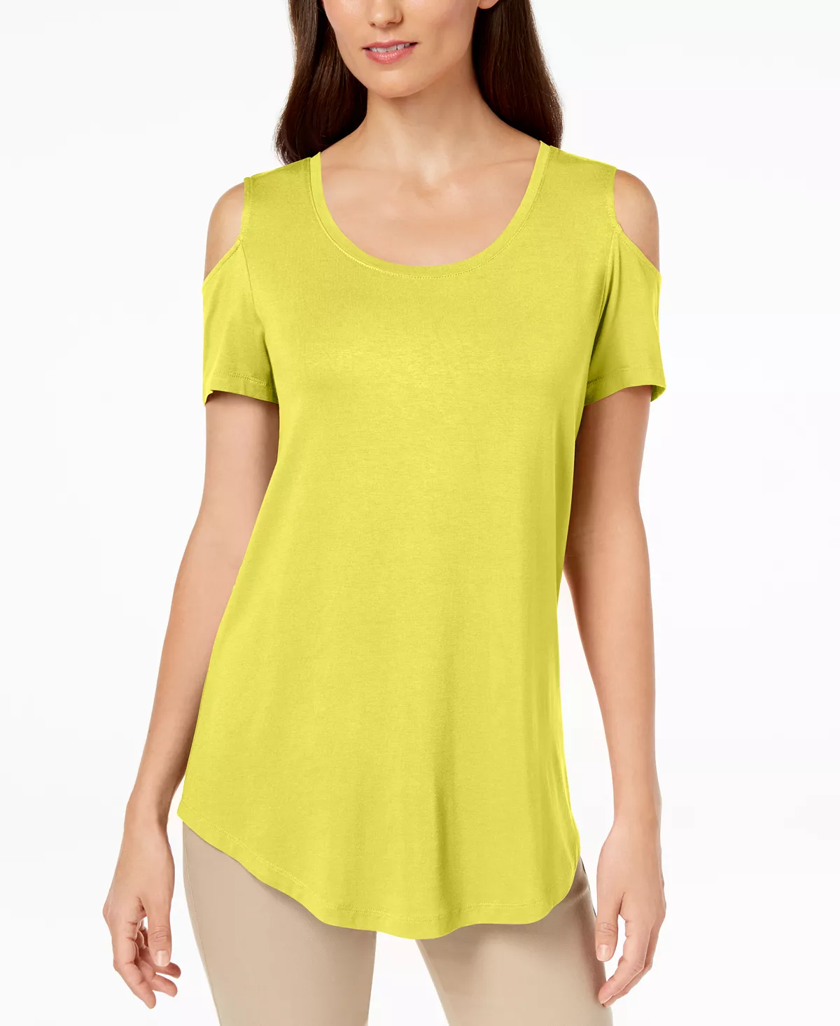JM Collection D-Shoulder Top, Created For Macy's 1 JM Collection D-Shoulder Top, Created For Macy's