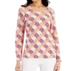 Karen Scott Women's Catalina Printed Top, Created For Macy's