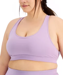 ID Ideology Performance Plus Size Medium Impact Sports Bra, Created For Macy's -CeCe cloth-shop 21285233 fpx