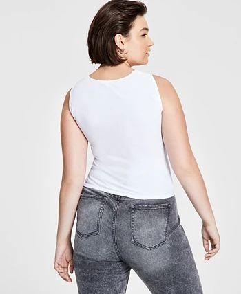 Bar III Women's Bustier Tank Top, Created For Macy's 2 Bar III Women's Bustier Tank Top, Created For Macy's - Image 2