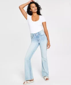 Bar III Women's Scoop-Neck Compression Bodycon Bodysuit, Created For Macy's -CeCe cloth-shop 21336728 fpx