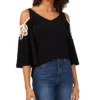 Vince Camuto Women's Cold-Shoulder Top